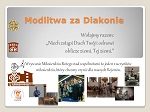Modlitwa za diakonie 