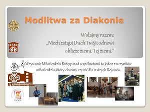 Modlitwa za diakonie Modlitwa za diakonie