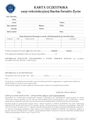 Karta Uczestnika Oazy Wakacyjnej 2019 min