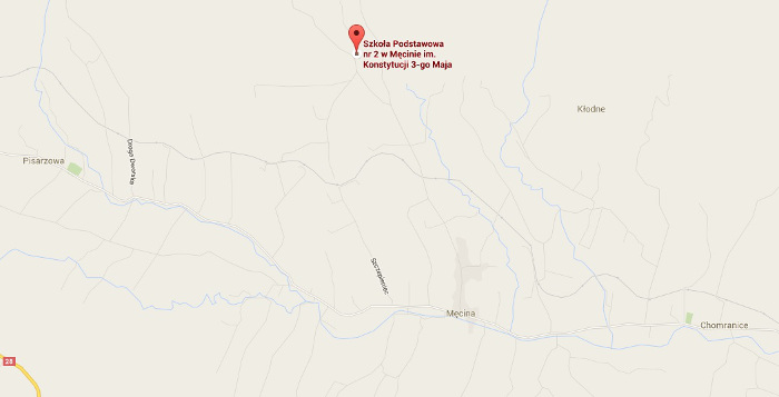 Mecina mapka